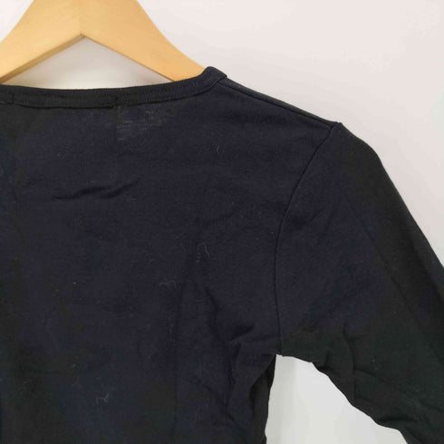 GOOD CHILL CLUB フロントロゴ クルーネック長袖Tシャツ Y2K レディース import:M