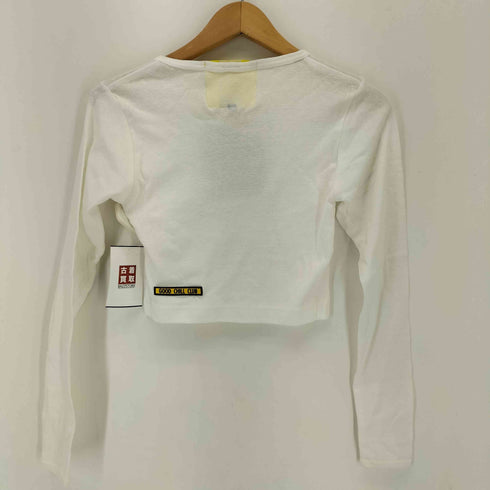 GOOD CHILL CLUB フロントロゴ クルーネック長袖Tシャツ Y2K レディース import:M