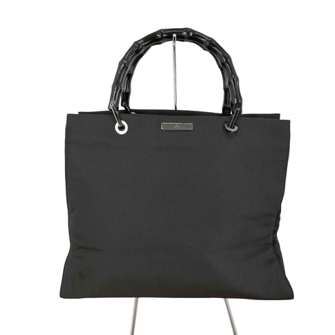 グッチ GUCCI バンブー ナイロン トートバッグ bamboo nylon tote bag レディース