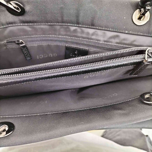 グッチ GUCCI バンブー ナイロン トートバッグ bamboo nylon tote bag レディース