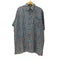 ロバートストック ROBERT STOCK 90S SILK 100% 絹 シルク S/S 総柄 ペイズリー シャツ メンズ import:XL