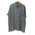 ロバートストック ROBERT STOCK 90S SILK 100% 絹 シルク S/S 総柄 ペイズリー シャツ メンズ import:XL