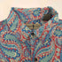 ロバートストック ROBERT STOCK 90S SILK 100% 絹 シルク S/S 総柄 ペイズリー シャツ メンズ import:XL