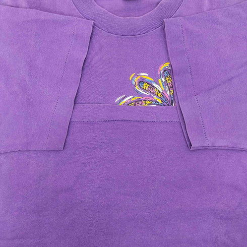 フルーツオブザルーム FRUIT OF THE LOOM 90S ボディ USA製 キャラクター プリント S/S Tシャツ 裾袖シングル メンズ XXL