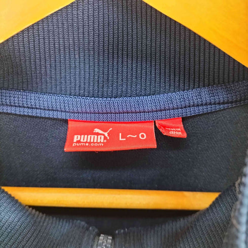 プーマ PUMA 刺繍ロゴ トラックジャケット サイドジップパンツ セットアップ メンズ L-0