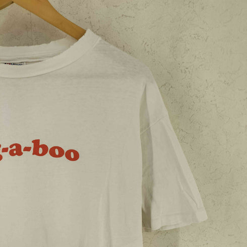 ヘインズ Hanes 80-90s USA製 ボロ コットン 半袖 プリント Tシャツ メンズ XL