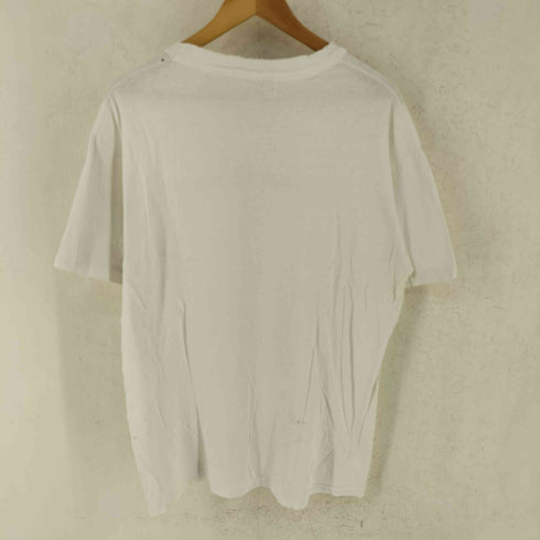 ヘインズ Hanes 80-90s USA製 ボロ コットン 半袖 プリント Tシャツ メンズ XL