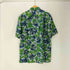 ノーティカ NAUTICA 90S 小文字タグ OLD 麻 リネン レーヨン S/S フラワー ボタニカル アロハ シャツ メンズ import:M