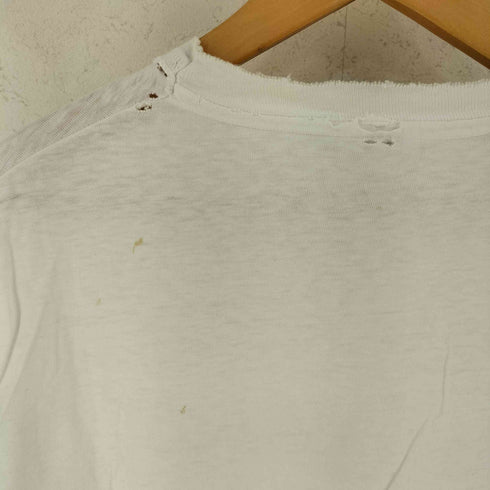 ヘインズ Hanes 80-90s USA製 ボロ コットン 半袖 プリント Tシャツ メンズ XL