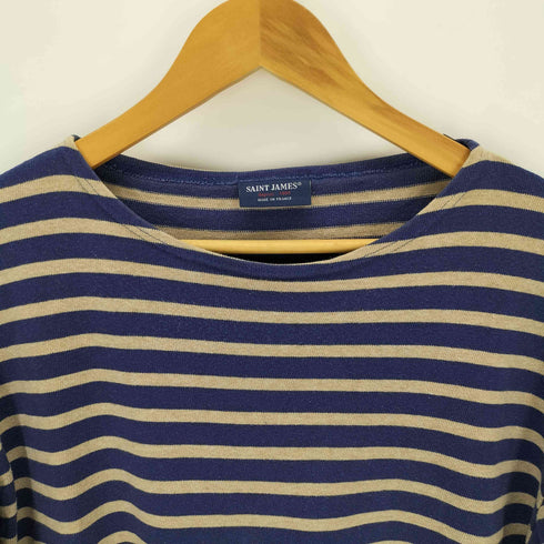セントジェームス SAINT JAMES ウエッソン ボーダー 長袖カットソー メンズ XL