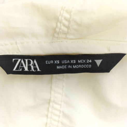 ザラ ZARA ドローコード付き フーデットベスト レディース import:XS
