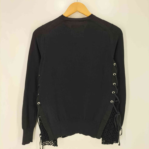 サカイ Sacai サイドレースアップ レース切替 カーディガン レディース JPN:1