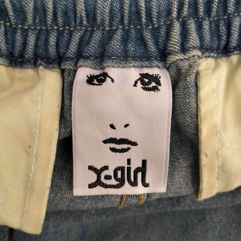 エックスガール X-girl EASY DENIM PANTS ドローコード付 イージーデニムパンツ レディース JPN:S