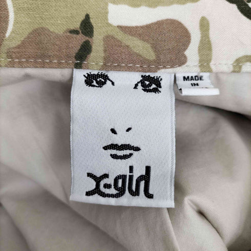 エックスガール X-girl CAMOUFLAGE JACKET カモフラージュジャケット レディース JPN:M