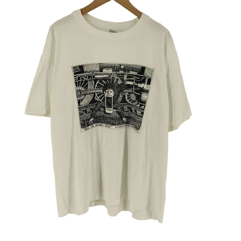 アンビル Anvil 90S USA製 アート プリント Tシャツ メンズ 2XL