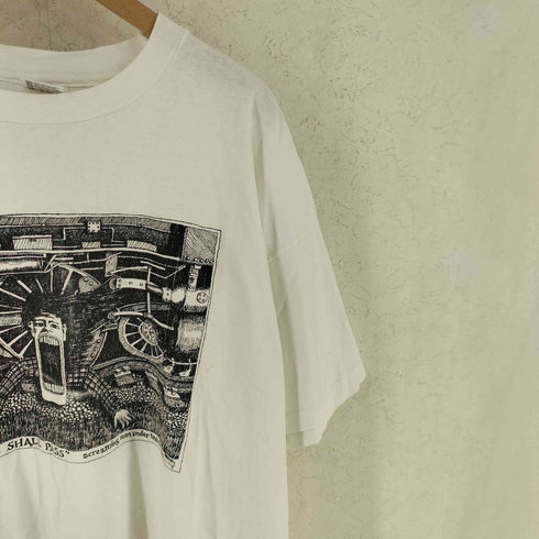 アンビル Anvil 90S USA製 アート プリント Tシャツ メンズ 2XL