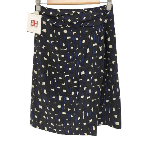 トゥモローランドコレクション TOMORROWLAND collection 総柄シルクミニスカート レディース JPN:36