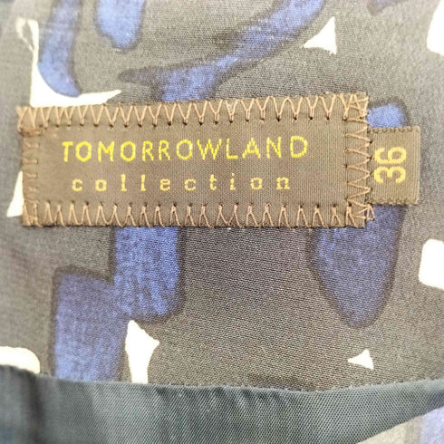 トゥモローランドコレクション TOMORROWLAND collection 総柄シルクミニスカート レディース JPN:36