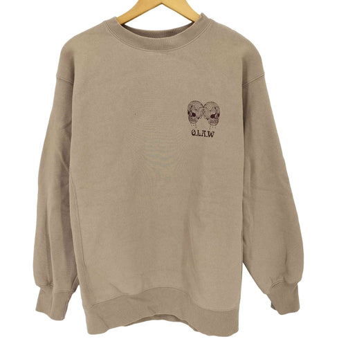 O.L.A.W Entourage 12OZ CREW NECK SWEAT バックプリント 裏起毛 スウェット メンズ JPN:XL