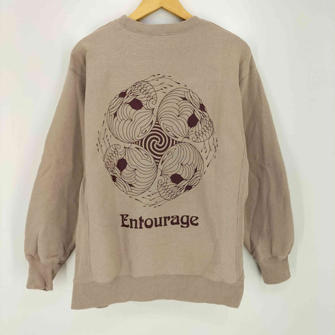 O.L.A.W Entourage 12OZ CREW NECK SWEAT バックプリント 裏起毛 スウェット メンズ JPN:XL