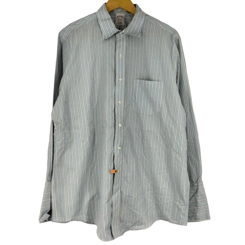 ブルックスブラザーズ BROOKS BROTHERS TRADITIONAL FIT ストライプ ロングスリーブシャツ メンズ 16 1/2