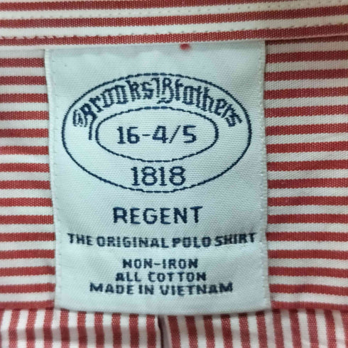 ブルックスブラザーズ BROOKS BROTHERS REGENT ピンストライプ ボタンダウンシャツ メンズ 16