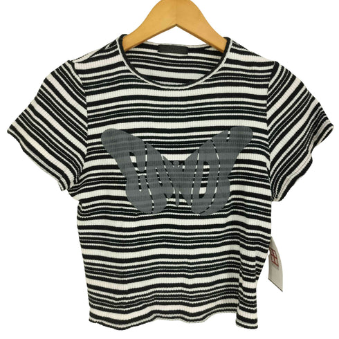 キャンディストリッパー Candy Stripper CHEER UP BORDER COMPACT Tシャツ チアアップ ボーダーコンパクト Tシャツ レディース JPN:2