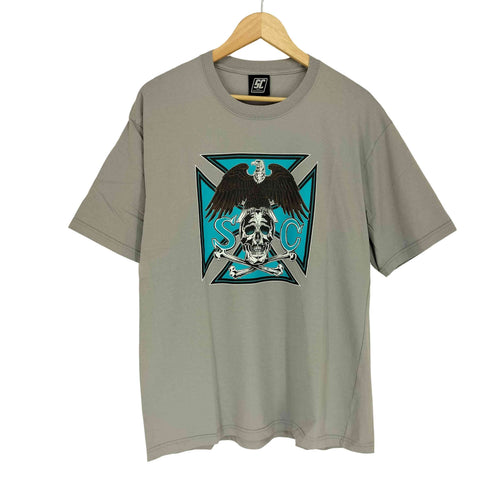 SUBCULTURE サブカルチャー 25SS EAGLE SKULL TEE イーグル スカル プリント 半袖 Tシャツ メンズ 3