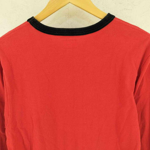 シュプリーム Supreme 17AW Tape Stripe L/S Pique Top テープ ストライプ ピケ トップ クルーネック 長袖 Tシャツ メンズ M