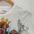 IN VEIN USA製 ラインストーン 両面 グラフィックデザイン 半袖 Tシャツ Y2K レディース import:M