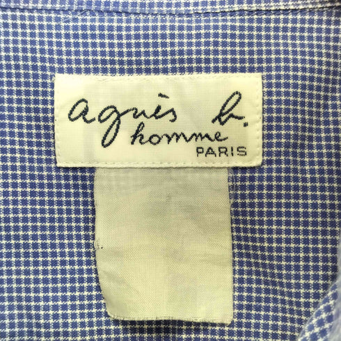 アニエスベー agnes b. OLD チェックシャツ メンズ