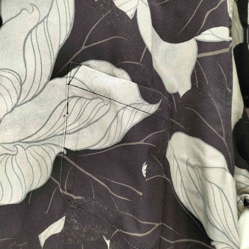 バッズプール BUDSPOOL × GAKKIN 25SS 浮蓮華 Floating Lotus HAWAIIAN SHIRT 開襟 オープンカラー ハワイアン アロハ シャツ レーヨン 100% メンズ JPN:L