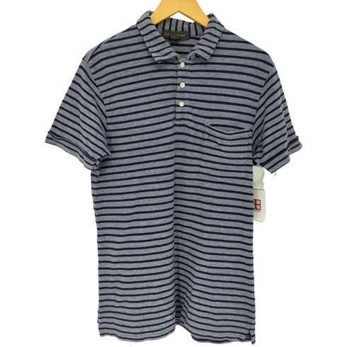 バナナリパブリック BANANA REPUBLIC 90-00S 鹿の子ボーダーポロシャツ メンズ import:M