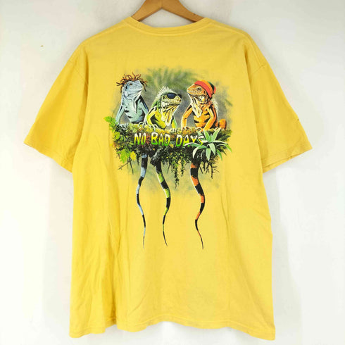 ステューシー Stussy NO BAD DAYS TEE レプタイルプリント 半袖 Tシャツ メンズ import:L