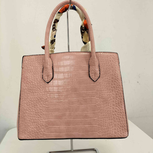 cat allamanda クロコダイル型バッグ 2Way ハンドバッグ レディース