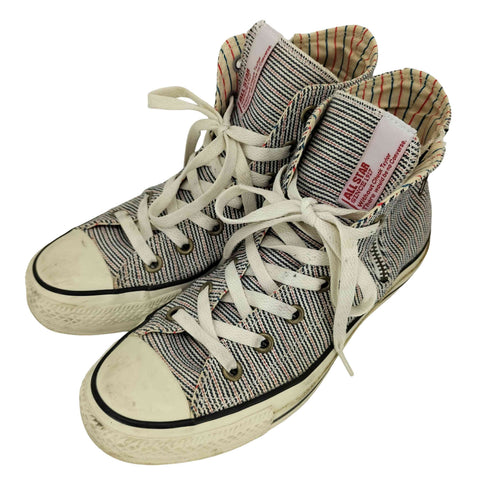 コンバース CONVERSE ALL STAR DENIM Z HI サイドジップ ヒッコリー ハイカット スニーカー レディース JPN:24