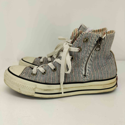 コンバース CONVERSE ALL STAR DENIM Z HI サイドジップ ヒッコリー ハイカット スニーカー レディース JPN:24