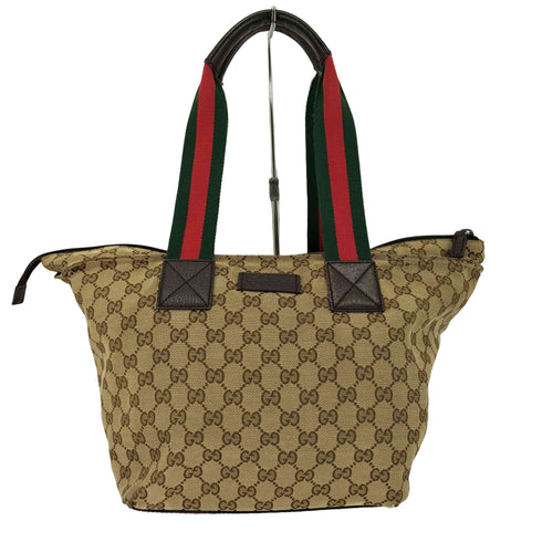 グッチ GUCCI GGキャンバス シェリーライン トートバッグ ハンドバッグ GGcanvas Sherryline totebag handbag レディース