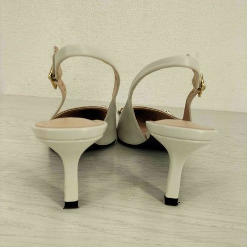 チャールズアンドキース CHARLES&KEITH ホースビット ポインデッドトゥスリングバックパンプス レディース JPN:36