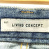 リビングコンセプト LIVING CONCEPT ジップフライ テーパードデニムパンツ メンズ JPN:1
