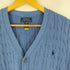 ポロラルフローレン POLO RALPH LAUREN スモールポニー刺繍 ケーブルニット カーディガン メンズ JPN:XL