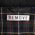 90S REMOVE リムーヴ ウールカシミヤ混 裏地チェックハリントンジャケット メンズ import:S