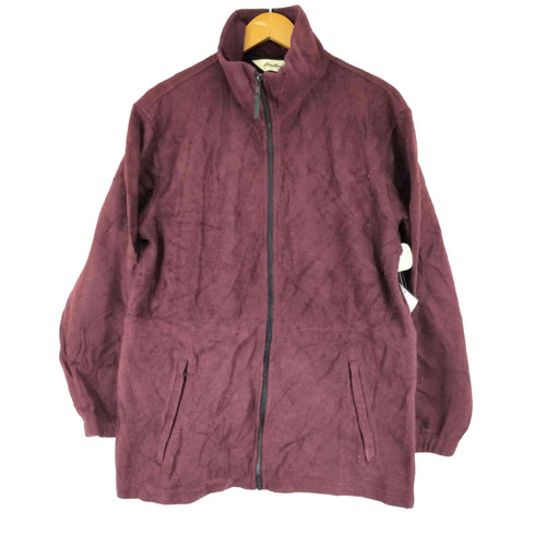 エディーバウアー Eddie Bauer 白タグ フリース フルジップジャケット レディース JPN:XS