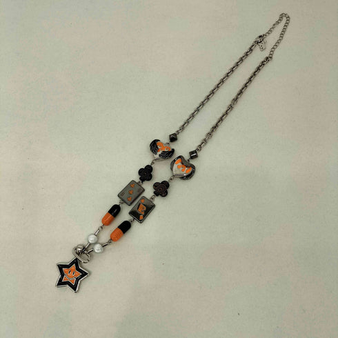 メゾンエメラルド MAISON EMERALD Orange Lucky Star Smiley Necklace オレンジ ラッキースター スマイリー ネックレス メンズ