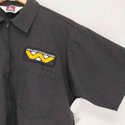ベンデイビス BEN DAVIS USA製 プルオーバー ワークシャツ メンズ JPN:M