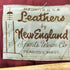 New England USA製 レザーカーコート レディース