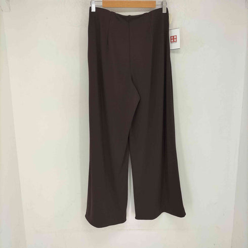 ユニクロ UNIQLO クレープジャージーストレートパンツ レディース JPN:L