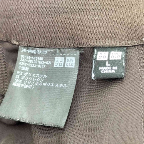 ユニクロ UNIQLO クレープジャージーストレートパンツ レディース JPN:L