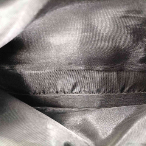 shrunk leather シボ革 レザー ステッチ デザイン ハンドバッグ Y2K レディース