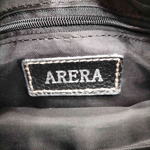 shrunk leather シボ革 レザー ステッチ デザイン ハンドバッグ Y2K レディース